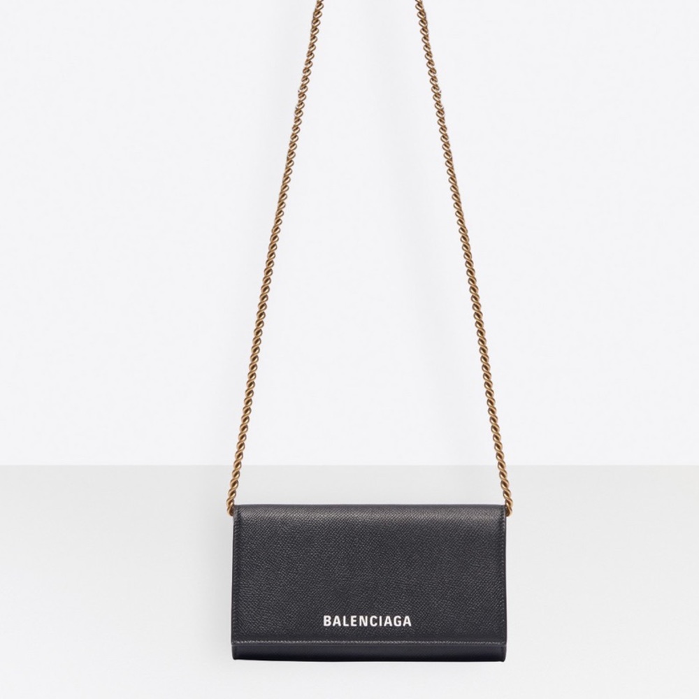 BALENCIAGA VILLE PHONE WALLET ON CHAIN